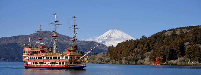箱根の温泉と芦ノ湖