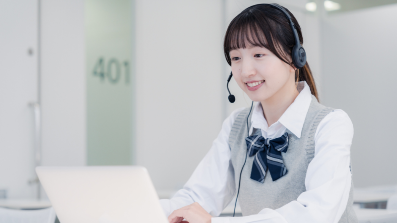 オンライン英会話の授業風景