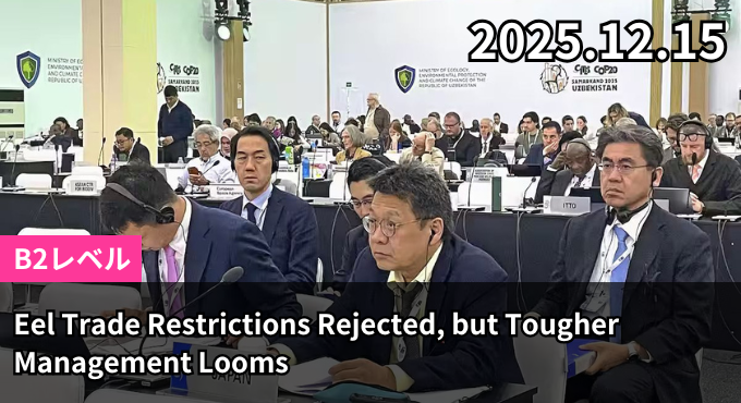 Eel Trade Restrictions Rejected, but Tougher Management Looms