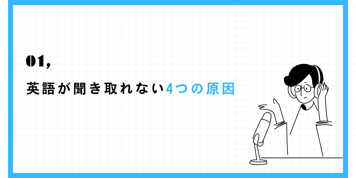 英語が聞き取れない原因