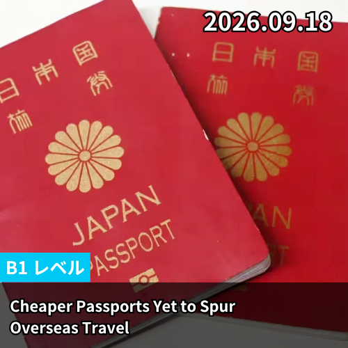 Cheaper Passports Yet to Spur Overseas Travel